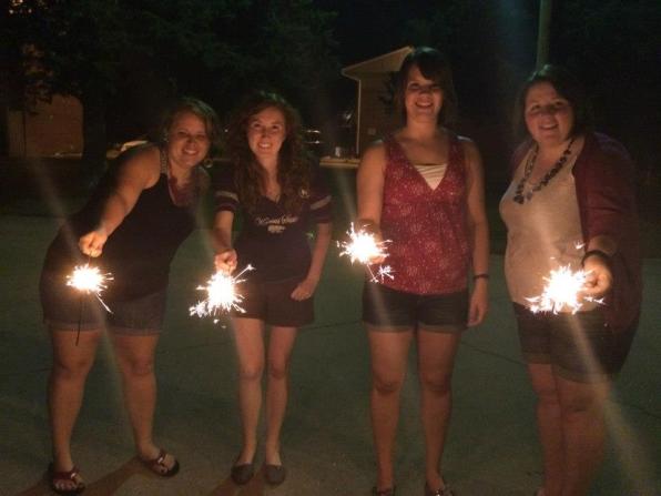 4th of July with Leah, Megan and Jancey.