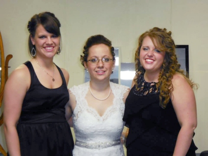 Kyla and her Co-Maids of Honor