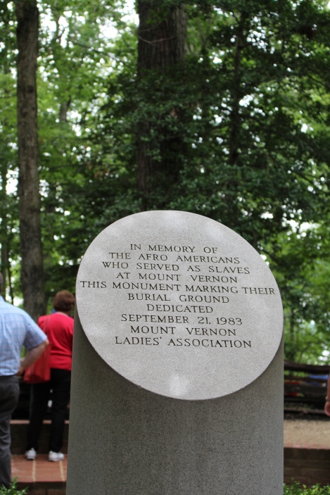Mt. Vernon - Slave Memorial