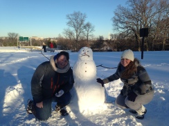 No we did not build this snowman